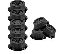 Coussinets Anti-vibration pour Machine à Laver,Coussinets Anti-vibration pour Machine à Laver,antidérapants et Anti-bruit(Black,8 pac)