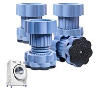 Coussinets anti-vibrations pour machine à laver - 4 tapis universels absorbant les chocs | Pieds antidérapants et réducteurs de bruit pour machine à laver et réfrigérateur, résistant à l'humidité