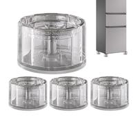 Coussinets Anti-Vibrations Pour Machine à Laver,Coussins Anti-Vibrations Pour Machine À Laver - Prise en charge de la machine à laver 4X - Tapis anti-choc et antibruit renforcé antidérapant pour lave-