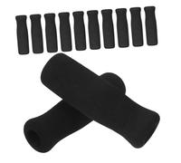 Coussinets Antidérapants pour Marcheur, Lot de 12, Poignée Nbr Noir | Aide à Marche, Usage Trekking et Hôpital, Maintien Ferme, pour Béquilles et Dispositifs