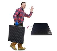 Coussinets antidérapants robustes pour remorquage, grues, pompes à béton - Stabilisateur portable pour équilibrage des machines d'ingénierie