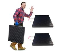 Coussinets antidérapants robustes pour remorquage, grues, pompes à béton - Stabilisateur portable pour équilibrage des machines d'ingénierie