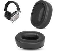 Coussinets Auriculaires Compatibles avec Roland RH-200 RH-200S RH-300 RH-300V RH-5 RH5 Casques Coussin de Remplacement (Cuir de Protéine/Mousse à Mémoire)