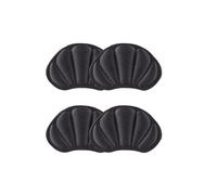 Coussinets autocollants pour talons, Semelles adhésives for talon, coussinets protecteurs for chaussures de sport trop grandes, multicolores, 10/15 paires(Black,10pair)