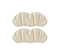 Coussinets autocollants pour talons, Talonnettes, Semelles, Coussin, Autocollants Adhésifs for Chaussures Trop Grandes Multicolore 10/15 paires(Beige and Black,15pair)