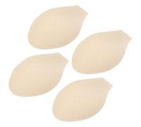 Coussinets Bombés Perforés pour Slips Hommes, Lot de 4, Jaune | Éponge Polyester à Structure 3d, Forme Concave en U, pour Activité Sportive et Protection Discrète