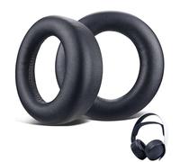 Coussinets Casque d'oreille de Remplacement pour 5 PS5 Pulse 3D avec Mousse Anti-Bruit, Remplacement Coussinets d'oreille, Protein PU Coussinet Casque, Coussinets de Rechange, Noir