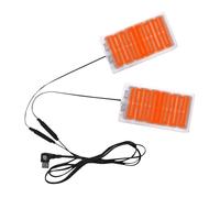Coussinets chauffants électriques - Coussin chauffant de 5,12 pouces avec 3 réglages de température pour gants, genouillères et chauffages, film en fibre de carbone | Doublure chauffante