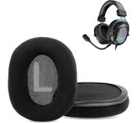 Coussinets Compatibles avec Fifine H6 Casque de Jeu Surround 7.1 de Remplacement Coussin (Tissu Doux/Mousse de Haute Qualité)