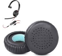 Coussinets Compatibles Avec Les Écouteurs Plantronics Blackwire C3210 C3215 C3220 C3225 Casques Coussin De Remplacement (Cuir Protéiné/Mousse À Mémoire)[CAS6213526]