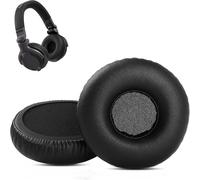 Coussinets compatibles avec Pioneer DJ HDJ-CUE1 Casques Coussinets de Remplacement (Cuir de protéine/Mousse à mémoire)