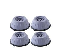 Coussinets coulissants Anti-caoutchouc for Machine à laver, coussinets de pieds absorbant les chocs, coussinets de pieds universels for meubles, protecteurs de sol, 4 pièces(Gray)