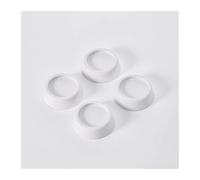 Coussinets coulissants Anti-caoutchouc for Machine à laver, coussinets de pieds absorbant les chocs, coussinets de pieds universels for meubles, protecteurs de sol, 4 pièces(White)