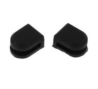 Coussinets D’Isolation Acoustique 2 Pièces, Silicone Noir | Anti-collision, Amortissement de Résonance du Plateau, pour Capot Antipoussière et Lecteur, Studio et Salon