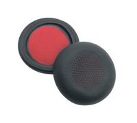Coussinets d ' Oreille de, Black Red Net Without Sponge | Coussin en simili cuir avec éponge / sans éponge