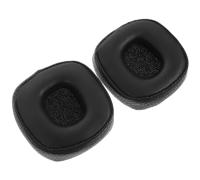 Coussinets D’Oreille de Rechange Noir pour Casque Major III sans Fil | Simili Cuir et Mousse, Souples et Élastiques, Lot de 2 Pièces pour Remplacement Rapide