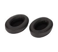 Coussinets d’Oreille de Rechange pour Casque Brainwavz HM5, Coussinets épais et isolants du Bruit en Tissu Peluche et Mousse à mémoire de Forme, Oreillettes Douces et Confortables (Style Cuir
