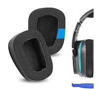 Coussinets d’Oreille de Remplacement à Gel rafraîchissant Geekria Sport, compatibles avec Logitech G533/G633/G633S/G635/G933/G933S/G935/G930/G430/G431/G432/G433/G332/G230/G231/G233/G35 (Noir)