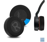Coussinets d’Oreille de Remplacement avec Gel rafraîchissant Sport Geekria compatibles avec Jabra Evolve 75UC/75/75+/75MS (Non adaptés à Jabra Evolve2 75 PC Wireless) Casque, Coussinets (Noir)