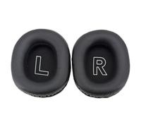 Coussinets d ' Oreille de Remplacement, Black Protein Skin | Coussins remplis d ' éponge pour le bureau de chat vocal de jeu et l ' écoute à domicile pour une utilisation