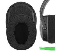 Coussinets d’Oreille de Remplacement en Maille Confortable Geekria pour Skullcandy Crusher Wireless/Crusher Evo/Crusher ANC, Hesh 3/Hesh Evo/Hesh ANC, Casque VenueANC, avec Guide vidéo (Noir)