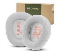 Coussinets d’Oreille de Remplacement en Mesh Confort Geekria compatibles avec JBL Quantum 100/200/300/400/600, pièces de réparation (Gris)