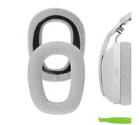 Coussinets d’Oreille de Remplacement en Tissu Mesh pour Un Meilleur Confort Geekria pour Logitech Zone Vibe 100/125, écouteurs sans Fil G435 Lightspeed, pièces de réparation compatibles (Gris)