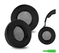 Coussinets d’Oreille de Remplacement en Velours Confort Geekria, compatibles avec Corsair Virtuoso Pro Wired (CA-9011370-NA) pour Casques, Coussinets (Noir)