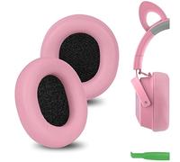 Coussinets d’Oreille de Remplacement Geekria pour Razer Kraken V4/ V4X/ V4Pro/ Kitty V2 Pro (Non Compatible avec Razer Kraken Kitty), Barracuda/Barracuda X, Coussinets avec Guide vidéo (Rose)