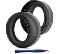 Coussinets d’Oreille de Remplacement pour Sony PS5 Pulse 3D, Mousse Coussin Souples en Cuir Protein PU avec Mousse à Isolation Phonique Haute Qualité pour Wireless Casque PlayStation 5 (Noir)
