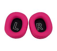 Coussinets d ' Oreille de Remplacement, Rose Red Protein Skin | Coussins remplis d ' éponge pour le bureau de chat vocal de jeu et l ' écoute à domicile pour une utilisation