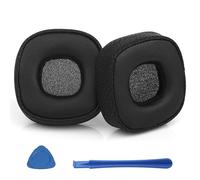 Coussinets d’oreille rechange pour MARSHALL III 3 casque filaire/BT sans fil, Coussinets cuir protéiné mousse mémoire forme,Pads remplacement pour casque avec isolation acoustique haute densité (Noir)