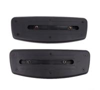 Coussinets d'accoudoir de rechange pour chaises de bureau en plastique antidérapant, trous de montage pré-percés et lisses pour un nettoyage simple (côtés coulissants)