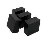 Coussinets d'amortissement mécaniques des vibrations | Coussinets d'isolation en caoutchouc pour compresseur d'air - Blocs stabilisateurs antidérapants pour machine à coudre au sol, condensateur