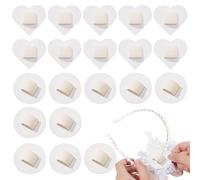 Coussinets De Bande De Cheveux En Feutre | 20 Pièces Ébauches De Bande De Cheveux Bricolage | Coussinets Élastiques Pour Décorations De Bandeaux De Chevex Lors Des Goûters | Pour Coiffeuse, Salle De