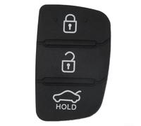 Coussinets de bouton en caoutchouc pour télécommande Hyundai Tucson i20 pour Elantra ix35 - Coque de e rechange à 3 boutons
