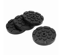 Coussinets de Bras en Caoutchouc pour Voiture, Coussinets de Levage pour Levage Automatique, Robustes, Ronds, Noirs, Lot de 4