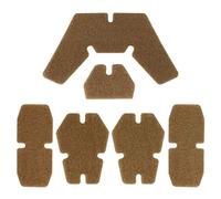 Coussinets de Casque Airsoft, Kits de Rembourrage en Mousse de Remplacement de Casque Ensemble Accessoires Tapis pour Casque Rapide/Mich/ACH/USMC/PASGT (Tan)