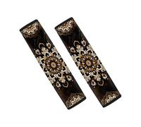 Coussinets de ceinture de sécurité de voiture - Coussinets de ceinture de sécurité souples - Pour toutes les voitures - Pour enfants - Anti-friction - Accessoire d'intérieur de voiture (style bohème)