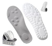 Coussinets de chaussures en coton à mémoire de forme, respirants et en nid d'abeille, découpables for chaussures de sport et de travail(Gray,Men 5-6/Women 6-7)