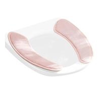 Coussinets De Couverture De Siège Ďe Toilette - Tapis Lavable En Peluche Pour Toilettes | Tapis Đe Salle D́e Bain En Peluche Thermique À Double Rabat D̄e 70 G, 38 X 11 Cm, Rétention Dé Chaleur, Rembou