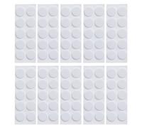 Coussinets de de boucles d ' oreilles, 100, White