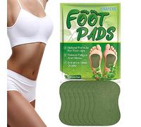 Coussinets de détoxification pour le corps à l'absinthe | Patch de soin des pieds naturel pour le soin des pieds et du corps, feuilles adhésives pour améliorer le sommeil, enlever l'humidité Zorq