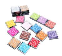 Coussinets de doigts pour, tampon d'encre Craft W - Vistaprint Tampon d'encre en V lavable imperméable en 20 couleurs pour à base d'eau 1,57 x 1,57 pouces