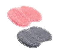 Coussinets de douche pour les pieds et le dos, chaque coussin de bain en silicone doux en paquet de 2/3/4 offre un nettoyage en profondeur, un massage apaisant et une exfoliation de la peau sèche