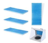 Coussinets de filtre à air remplaçables pour cabine de pulvérisation, 40 x 18,5 x 1,5 cm, matériau de filtre en fibre de coton pour pièces et systèmes d'échappement descendants - 2 ou 4 P (4 pièces)