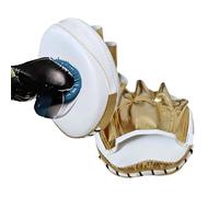 Coussinets de frappe de boxe - à main avec absorption, équipement d'entraînement pour le coaching d'entraînement, conception durable avec prise confortable, portable pour le karaté sportif à dom