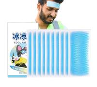 Coussinets de gel de refroidissement pour - Patchs de compression à froid réutilisables, soulagement instantané du refroidissement | Utilisation polyvalente du front à la main, matériaux sûrs