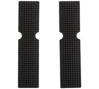 Coussinets de guidon absorbant les chocs pour vélo de route avec entretoises en silicone flexible pour réduire la fatigue des mains sur terrain accidenté (145 mm de long)