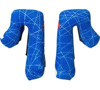 Coussinets de joues bleues pour le casque Airoh Aviator 3 en taille XL